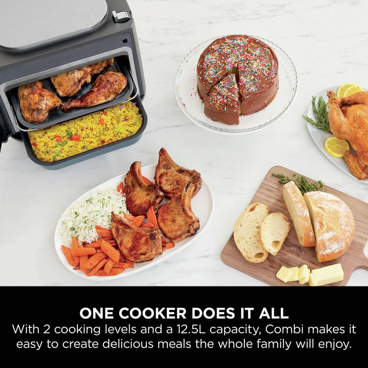 Ninja Combi digital 12-in-1 multi cooker 12.5L grey, UK version
