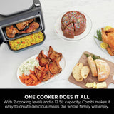 Ninja Combi digital 12-in-1 multi cooker 12.5L grey, UK version