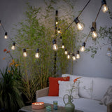 Habitat 30 warm white LED festoon light 14.3m (British brand)
