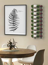 Next Jeray Black Final Touch 18 Bottle Wall Mounted Wine Rack- Buy online at McGrocer