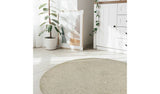 Argos Homemaker Relay Plain Natural Round Rug - 133cm- Buy online at McGrocer
