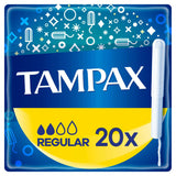 Tampax Regular Tampons with Cardboard Applicator 20 count (British brand)