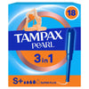 Tampax Pearl Super Plus tampons with applicator 18 count (British brand)
