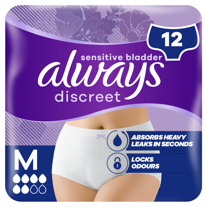 Always Incontinence Pants Normal M 12 Pants - British product