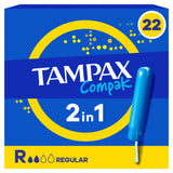 Tampax tampons Compak Regular 22 count, UK version