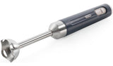Salter grey cordless hand blender with stainless steel blades, imported from the UK