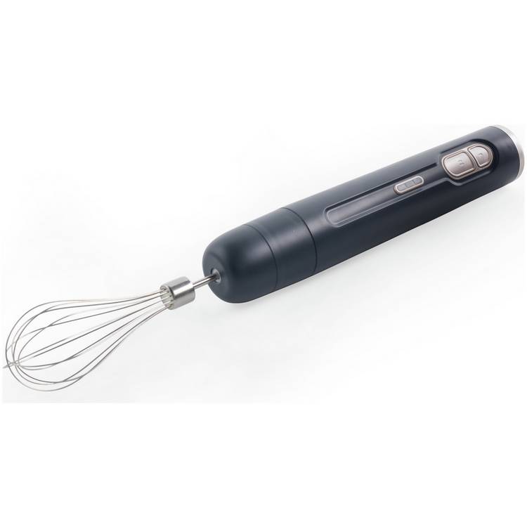 Salter grey cordless hand blender with stainless steel blades, imported from the UK