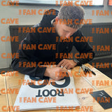 The Fan Cave Joe Root signed framed mini cricket bat 50x70cm, UK version