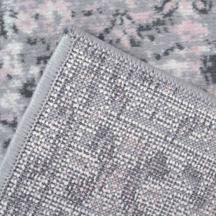 Homemaker grey blush short pile rug 120x170cm, imported from the UK