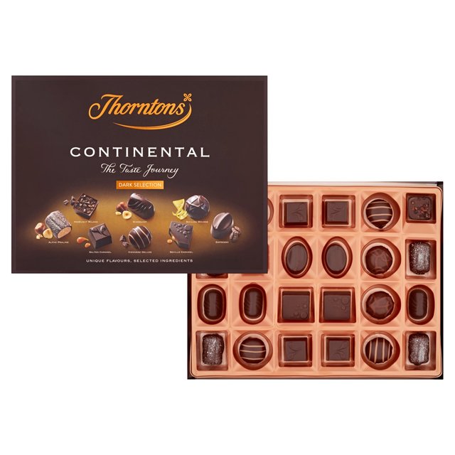 Thorntons Continental Dark Selection Box of Chocolates 264g GOODS M&S