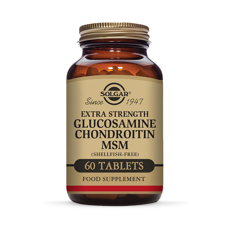 Solgar Glucosamine Chondroitin Extra Strength 60 Tablets (British brand)