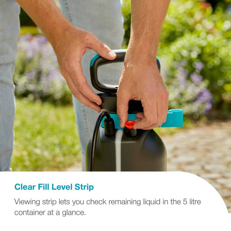 Gardena Comfort Pressure Sprayer 5L, imported from the UK