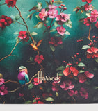 Harrods Small Exotics tote bag tropical Colombian design cotton - British product