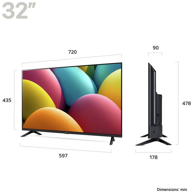 LG Full HD Smart TV 32-inch - British product