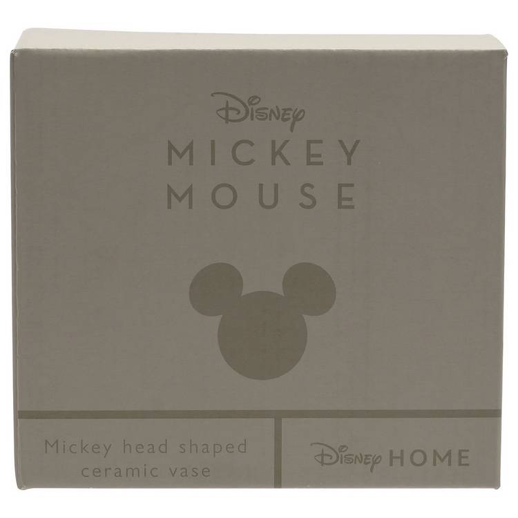 Disney Mickey Mouse head speckle stoneware vase - British product