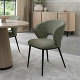 Costco UK Bentley Designs Luca Green Fabric Dining Chair 2 Pack- Buy online at McGrocer