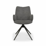 Bentley Designs Rowan Grey fabric dining chair, imported from the UK