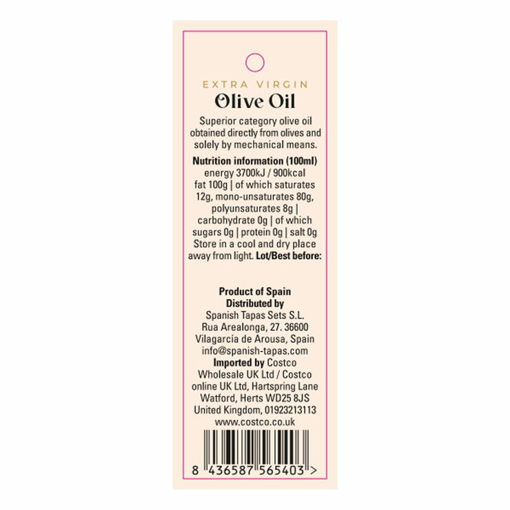 1896 Extra Virgin Olive Oil 1L bottle (British brand)