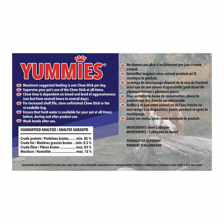Yummies Collagen Sticks dog chews 600g, UK version