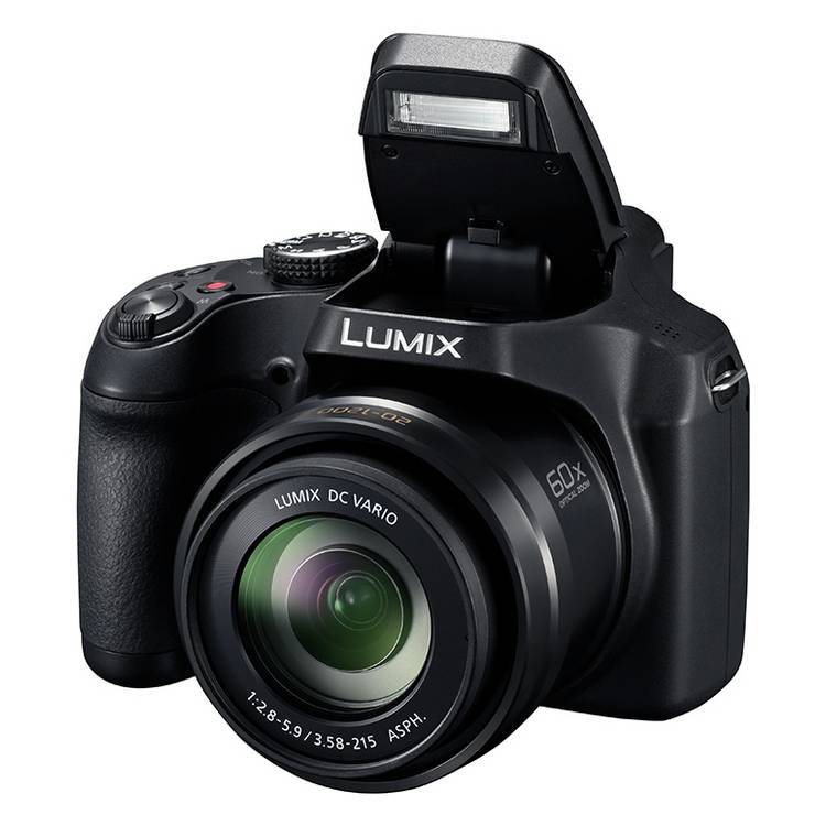 Panasonic Lumix FZ82D bridge camera black, imported from the UK