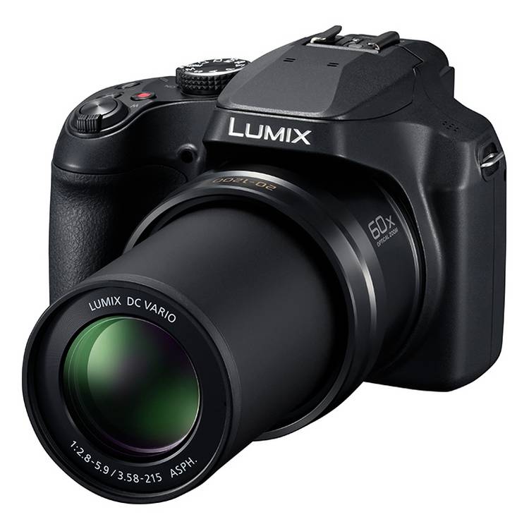 Panasonic Lumix FZ82D bridge camera black, imported from the UK