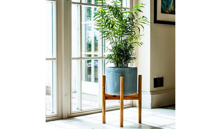 Ivyline Anzio ceramic planter warm grey, UK version