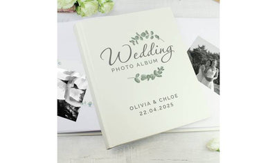 Argos Personalised Message Botanical Wedding Album 30x25x4.2cm- Buy online at McGrocer