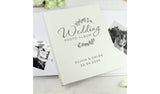 Personalised botanical wedding album 30x25cm - British product