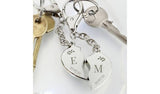 Argos Personalised Message Foliage Two Hearts Keyring- Buy online at McGrocer