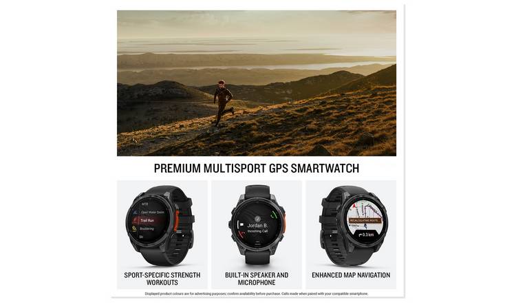 Garmin Fenix 8 smartwatch 47mm, UK version
