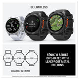 Garmin Fenix 8 smartwatch 47mm, UK version