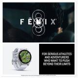Garmin Fenix 8 43mm AMOLED smartwatch, imported from the UK