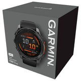 Garmin Fenix 8 51mm multisport GPS smartwatch Glass Grey and Black (British brand)