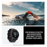 Garmin Fenix E smartwatch 47mm Grey Steel and Black (British brand)