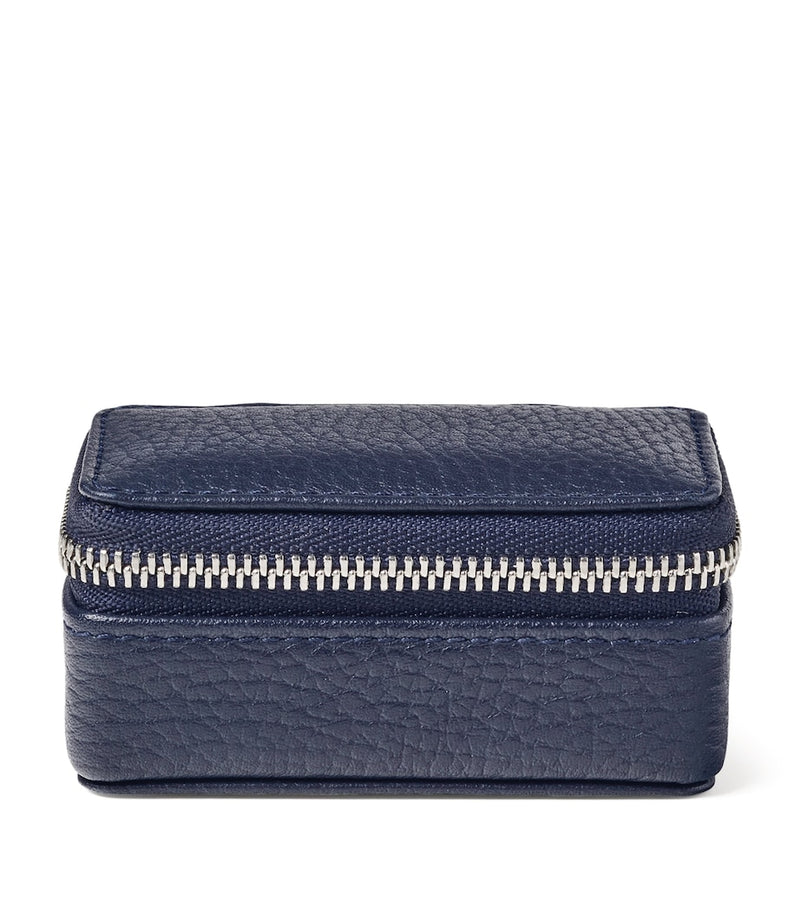Aspinal of London small leather travel jewellery case - British product