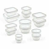Glasslock 28-piece food storage set (British brand)