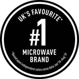 Panasonic 1000W flatbed microwave silver, UK version