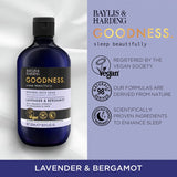 Baylis & Harding lavender bergamot bath soak 4 x 500ml, UK version