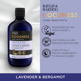 Baylis & Harding lavender bergamot bath soak 4 x 500ml, UK version
