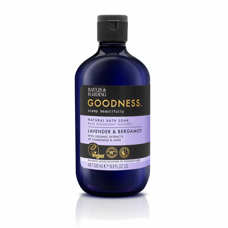Baylis & Harding lavender bergamot bath soak 4 x 500ml, UK version