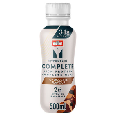 Müller Myprotein chocolate complete meal shake 500ml, UK version
