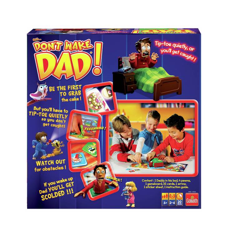 Goliath Games board game Sshh Don't Wake Dad (British brand)