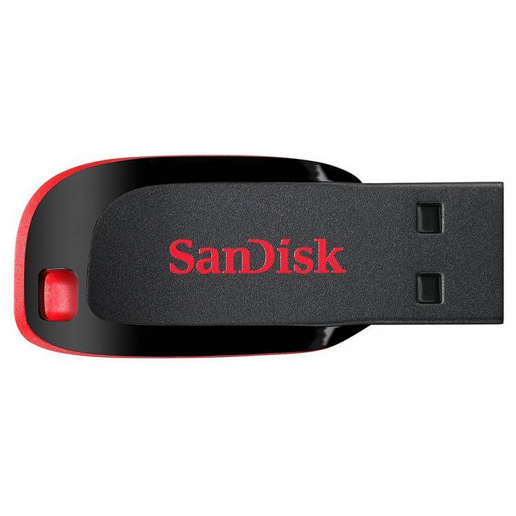 SanDisk Cruzer Blade USB flash drive 128GB - British product