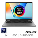 Costco UK ASUS Vivobook Flip 14 OLED 2-in-1 Laptop, Intel Core Ultra 5, 16GB, 512GB- Buy online at McGrocer