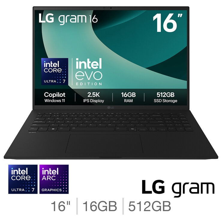 LG laptop Copilot+PC 16 inch, imported from the UK