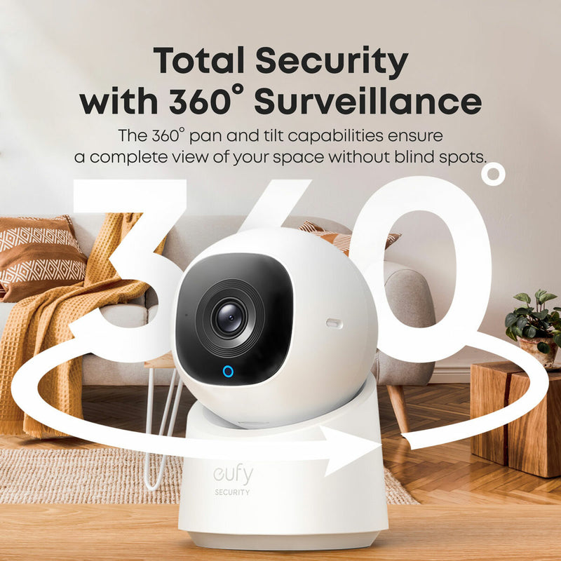 eufy C220 2K Pan-Tilt Smart Indoor Camera 3-pack - British product