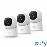 eufy C220 2K Pan-Tilt Smart Indoor Camera 3-pack - British product