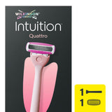 Wilkinson Sword Intuition Quattro women's razor kit with refill, UK version