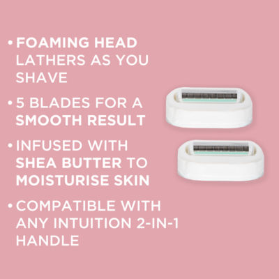 Wilkinson Sword Intuition Ultra Moisture Damen-Rasierklingen im 3er-Pack, importiert aus Großbritannien