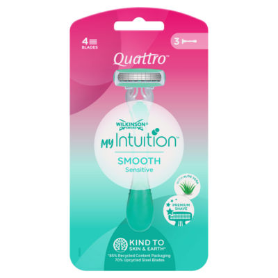 Wilkinson Sword My Intuition Disposable Razors x3 (British brand)